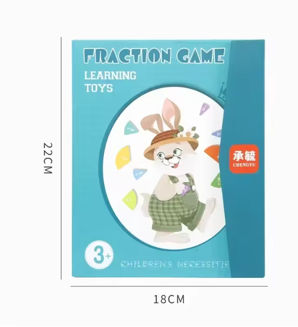 Magnetic Fraction Demonstration Book. 1 Set Math Teaching Aid. Learning Toy for Gift. Mathematical Knowledge Training Toys. Interactive Game Props. Educational Material - Image 8